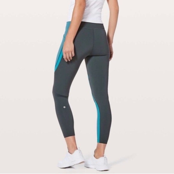 Lululemon Wild Twist 7/8 Tight Legging Gravity Pacific Teal 6 - Picture 2 of 16
